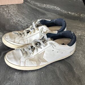 Golden Goose White and Gray Sneakers size 40